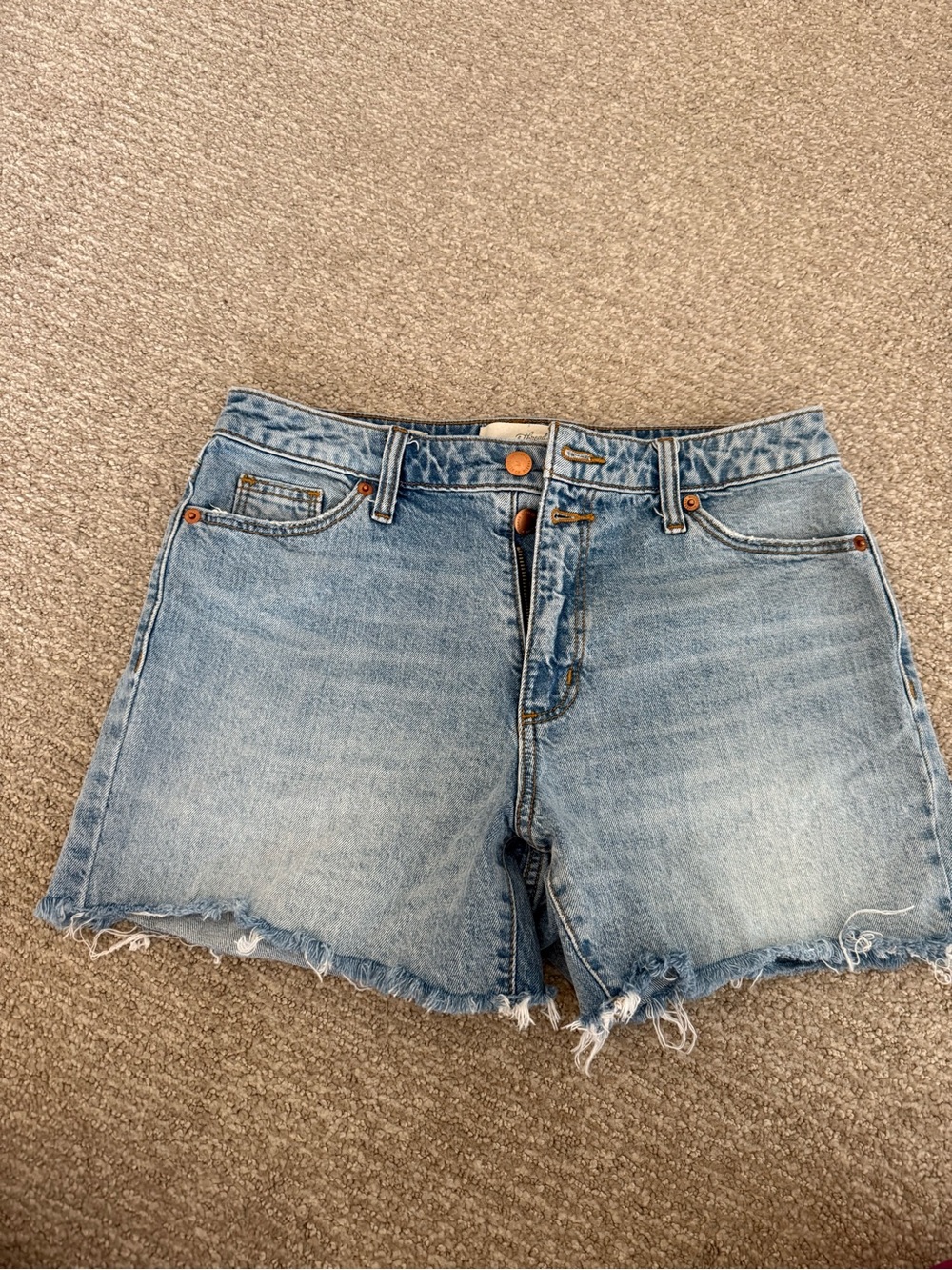 Universal Thread Light Wash Denim Cutoff Shorts